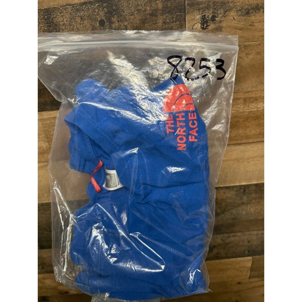 The North Face Mens T Shirt‎ Blue Never Stop Exploring Graphic Size L